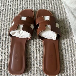 Hermes Oran Sandals